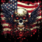 Winged Skull 6 T-Shirt, Longsleeve, Sweatshirt & Hoodie - AllTrade Apparel