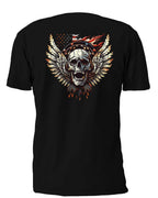 Winged Skull 8 T-Shirt, Longsleeve, Sweatshirt & Hoodie - AllTrade Apparel