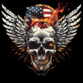 Winged Skull 9 T-Shirt, Longsleeve, Sweatshirt & Hoodie - AllTrade Apparel