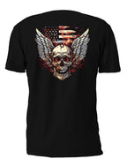 Winged Skull 11 T-Shirt, Longsleeve, Sweatshirt & Hoodie - AllTrade Apparel
