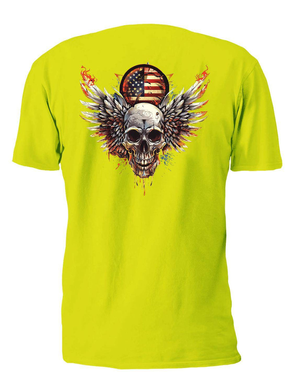 Winged Skull 14 T-Shirt, Longsleeve, Sweatshirt & Hoodie - AllTrade Apparel