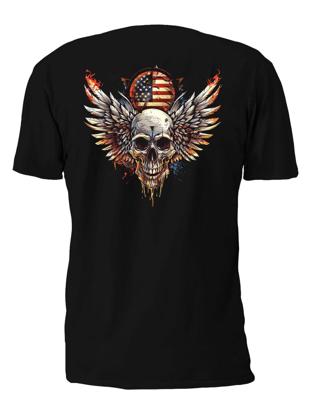 Winged Skull 14 T-Shirt, Longsleeve, Sweatshirt & Hoodie - AllTrade Apparel
