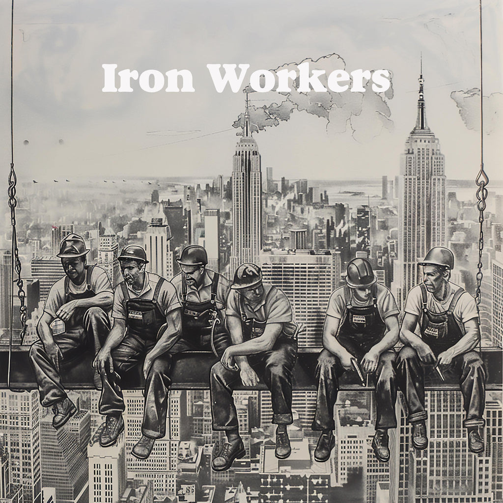 Iron Workers 4 T-Shirt, Longsleeve, Sweatshirt & Hoodie - AllTrade Apparel