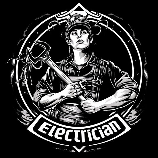 Electrician 2 T-Shirt, Longsleeve, Sweatshirt & Hoodie - AllTrade Apparel