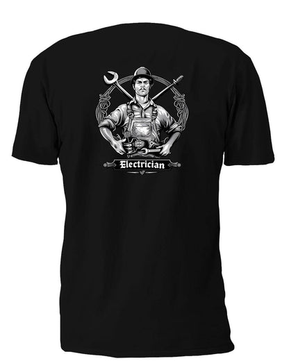 Electrician 8 T-Shirt, Longsleeve, Sweatshirt & Hoodie - AllTrade Apparel