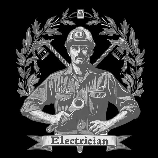 Electrician 9 T-Shirt, Longsleeve, Sweatshirt & Hoodie - AllTrade Apparel