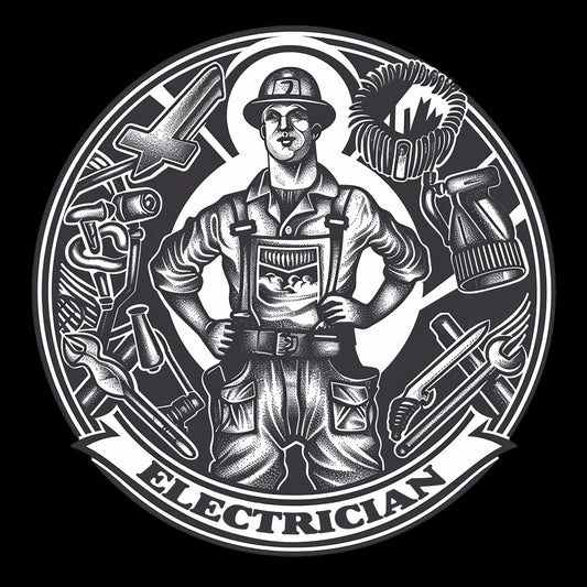 Electrician 16 T-Shirt, Longsleeve, Sweatshirt & Hoodie - AllTrade Apparel