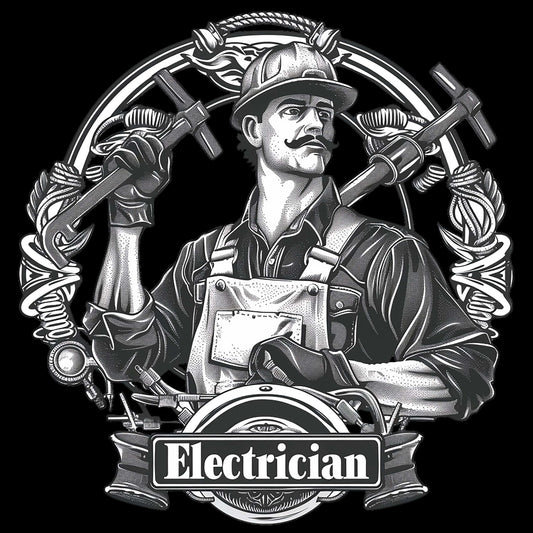 Electrician 17 T-Shirt, Longsleeve, Sweatshirt & Hoodie - AllTrade Apparel