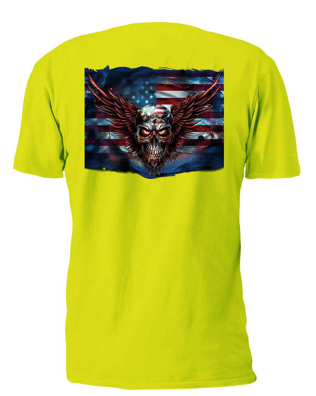 Winged Skull 4 T-Shirt, Longsleeve, Sweatshirt & Hoodie - AllTrade Apparel