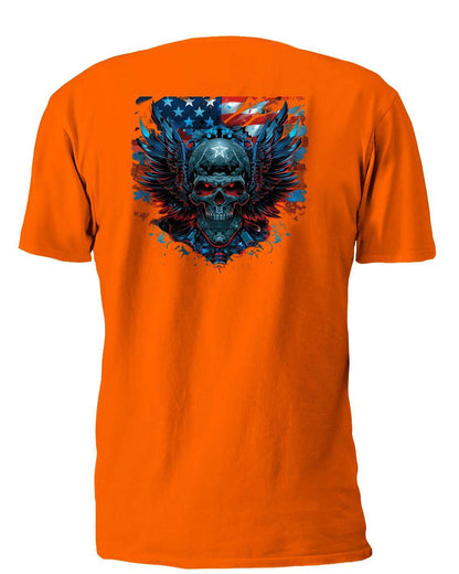 Winged Skull 5 T-Shirt, Longsleeve, Sweatshirt & Hoodie - AllTrade Apparel