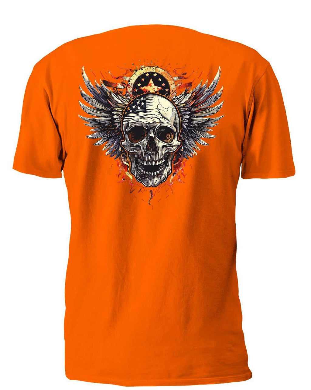 Winged Skull 12 T-Shirt, Longsleeve, Sweatshirt & Hoodie - AllTrade Apparel