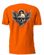 Winged Skull 12 T-Shirt, Longsleeve, Sweatshirt & Hoodie - AllTrade Apparel