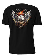 Winged Skull 13 T-Shirt, Longsleeve, Sweatshirt & Hoodie - AllTrade Apparel