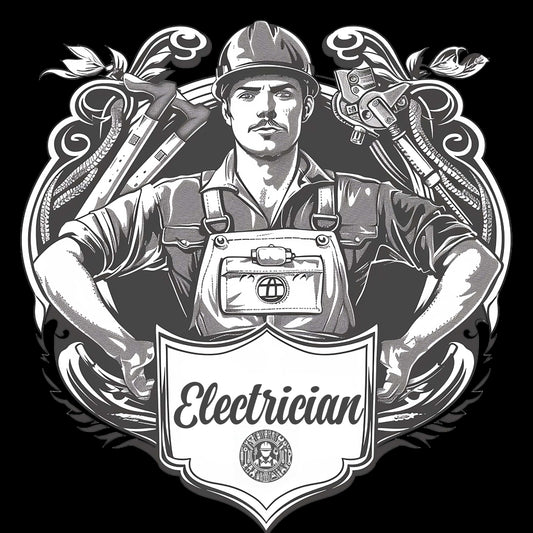 Electrician 5 T-Shirt, Longsleeve, Sweatshirt & Hoodie - AllTrade Apparel