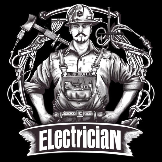 Electrician 7 T-Shirt, Longsleeve, Sweatshirt & Hoodie - AllTrade Apparel